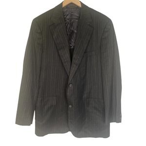Brooks Brothers 100% Wool Pinstriped Blazer 44LG